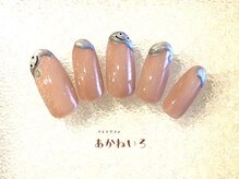 ネイルサロン あかねいろ/スライムネイル ニュアンス