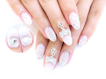 ネイルコレクション ベビーピンク(Baby Pink)/ジェル定額￥9990☆ハートパーツ