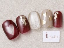 アイネイルズ 三宮店(I nails)/バレンタインハート