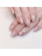 ピオニーネイル(peony nail)/うるつやフレンチデザイン