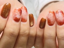 マハロ(MAHALO)/べっこうネイルとマグキラネイル