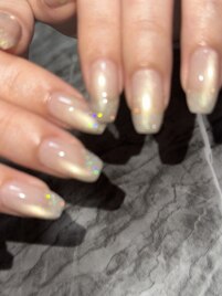 マグネット＋ラメグラデーション