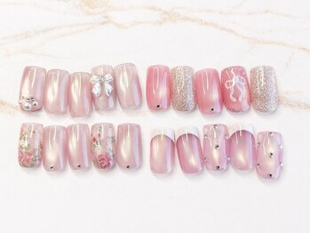 ルーチェネイル 横浜(Luce nail)の写真/【初回オフ無料／パラジェル取扱店】うる×ちゅるん質感で、誰からも好印象◎