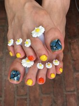 イーズネイル 堺(e's Nail)/大理石フットネイル