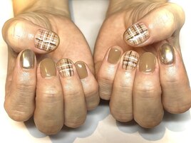 チェックネイル