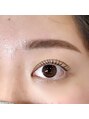 ムートンアイ(MOUTON EYE) まつ毛パーマ&美眉アイブロウのセットメニューお仕上がりです。
