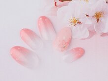 ネイルサロンアビー 北千住店(abbie)/【桜ネイル2019】￥10142