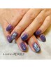 【Hand】ジェルネイル　季節のデザインアートB
