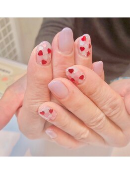 リーチェココ 筑紫野店(RICHE.coco)/バレンタインネイル