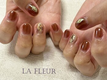 ラ フルール(La Fleur)/秋ネイル