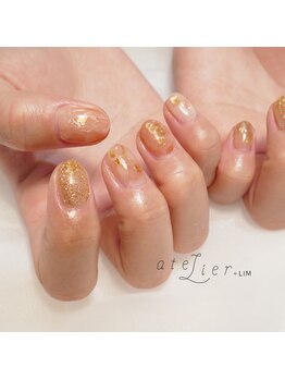 アトリエ プラス リム(atelier +LIM)/オレンジのニュアンス