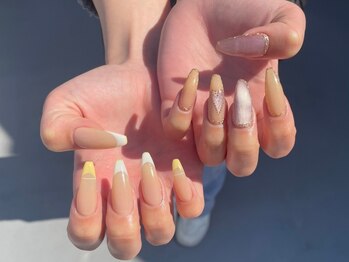 ザネイルズ(The Nails)の写真/【オフ無料◆各クーポン代金＋10本長さだし¥4500】お爪にピッタリなジェルでお客様お好みの形と長さに◎