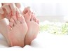 《一番人気メニュー》爪・角質ケア60分+フットリフレ30分【泡の足浴付き】