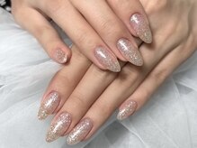 ユニネイル 池袋(Uni Nail)/ラメワンカラー