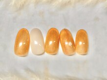 ネウィ ネイル 銀座(newi nail)/パラジェル　オレンジネイル