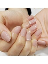 クリスタルネイル ゆめタウン博多店(CRYSTAL NAIL)/シンプルネイル