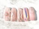 ぷっくりお花ネイル ¥9000