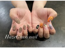 ハズグラスネイル(Haze Grass nail)/ハロウィンネイル