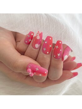 縦グラデ☆元気カラー