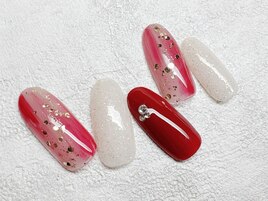 塗りかけネイル