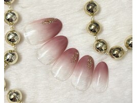 グラデ×ミラーラメ