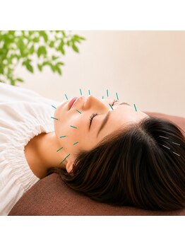 青空はりきゅう院の写真/美容鍼だからこそできるリフトアップ!鍼から微弱な電流を流すことでエステでは難しい深層部までアプローチ!
