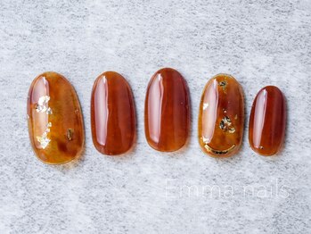 エマ ネイルズ(Emma Nails)/シンプルべっ甲☆