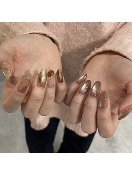 ミントリーフ バイ リート(Mint leaf by Reat)/秋ニュアンスネイル