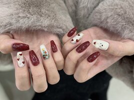 クリスマスネイル