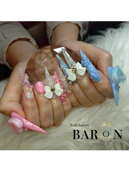 バロン 新宿店(BARON)/レース×パステル