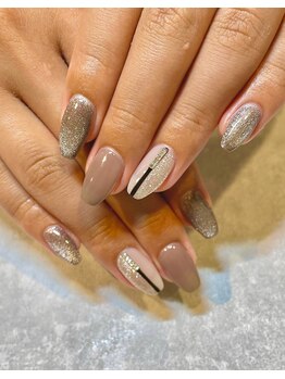 レアレアネイル(Lealeanail)/【パラジェル】大人ネイル