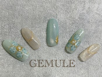 ネイルアンドアイラッシュ ジェムール 川越店(Nail&Eyelash GEMULE)/4月新作デザイン