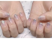 アルーシェ 平井(Alushe)/ブルーホログラム×シルバーラメ