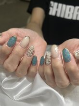 プライム(PRIME)/定額ツイードネイル