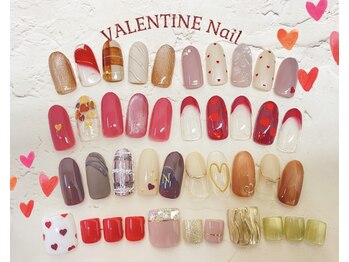 ネイルサロン きらら 平塚店/バレンタインネイル