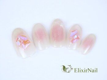 エリクサーネイル 渋谷(Elixir Nail)/定額aシンプル/クーポン使用