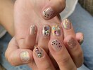 淡いオーロラキラキラ