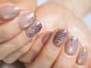 紫陽花ネイル×マグネット