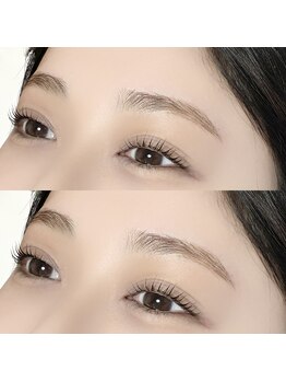 フルール ポワリエ(Fleur Poirier)の写真/骨格に合わせた眉毛ワックスで垢抜け顔に☆まつげパーマとの同時施術で一気に印象アップが叶う♪