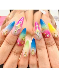 【スカルプ】アート10本付け放題