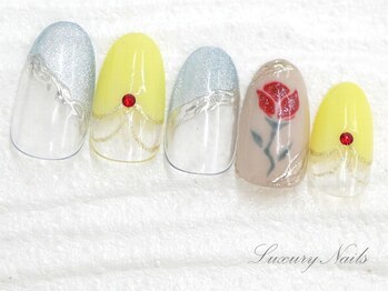 ラグジュアリーネイルズ カワグチ(Luxury Nails Kawaguchi)/美女と野獣*ベラNail