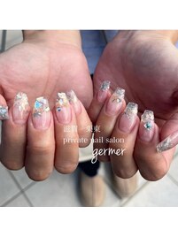 クリア感を活かしたスカルプ☆