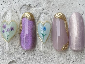 フリークネイル(FREAK Nail)/韓国ブローチフラワー ¥14000