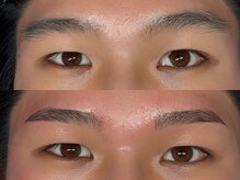 ハク 銀座(HAK.)/メンズ眉毛ワックスBefore/After