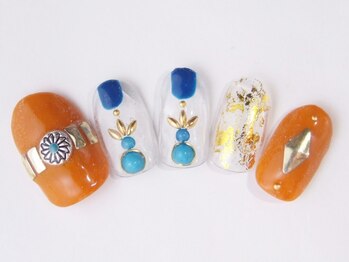 ネイルサロン ドレリッチ 大宮店(drerich)/コンチョエスニックホイル