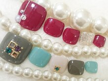 ネイルサロン アジュール(nail salon Azur)/フットデザイン上￥5500下￥5700