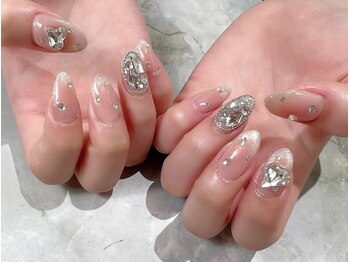 シェリ(Cheri)/ワンホン　韓国ネイル　ストーン