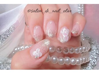 パーティーネイル（フラワー）