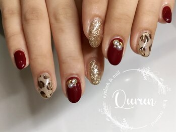 クルン 大阪 御幣島(Qurun)/レオパードネイル