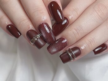 ジェナ(Jenna)/ボルドーネイル